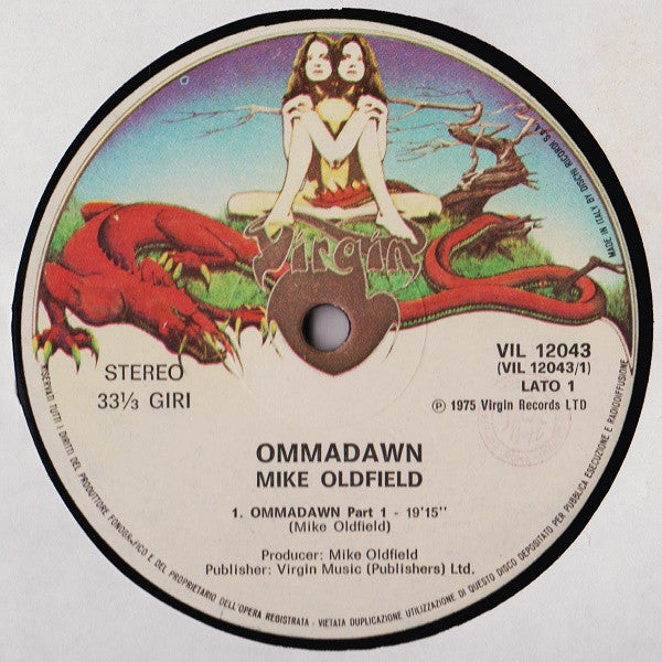 Mike Oldfield : Ommadawn (LP, Album)