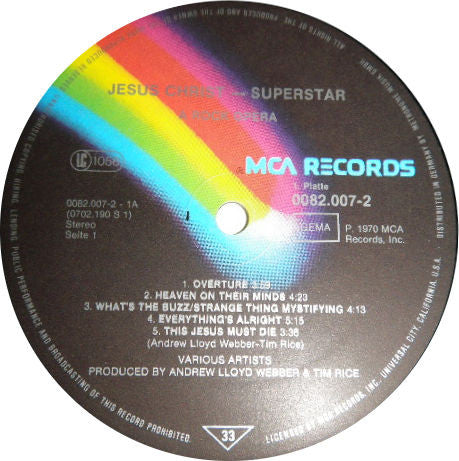 Various : Jesus Christ Superstar (2xLP, Album, RE, Gat)