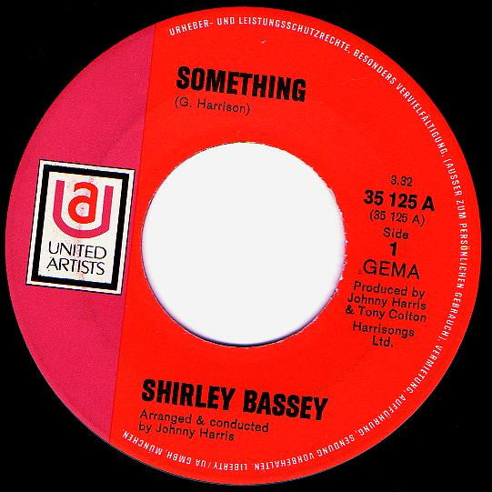 Shirley Bassey : Something (7", Single)