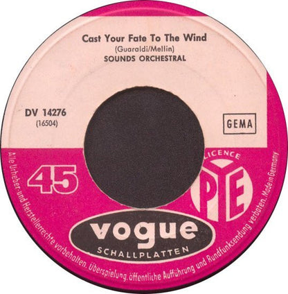Sounds Orchestral : Cast Your Fate To The Wind / To Wendy With Love (7", Single)