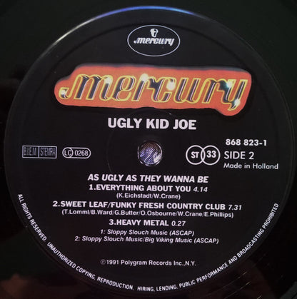 Ugly Kid Joe : As Ugly As They Wanna Be (12", Album, EP)