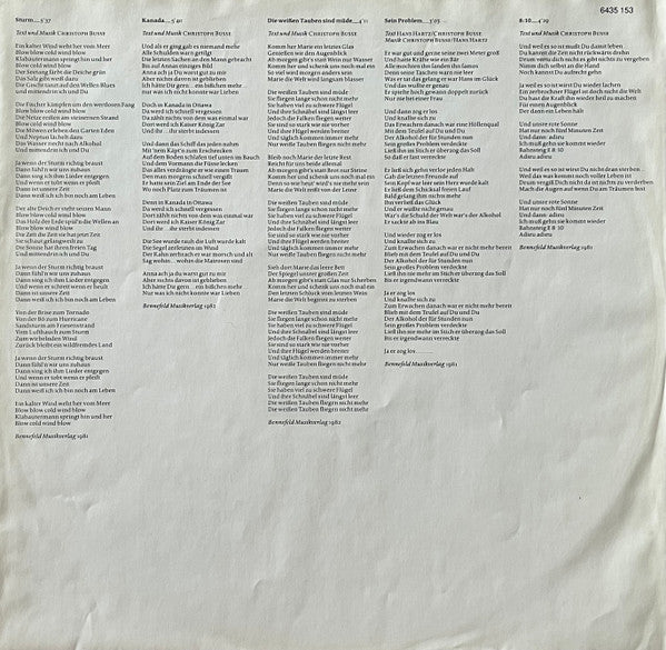 Hans Hartz : Sturm! (LP, Album, Pap)