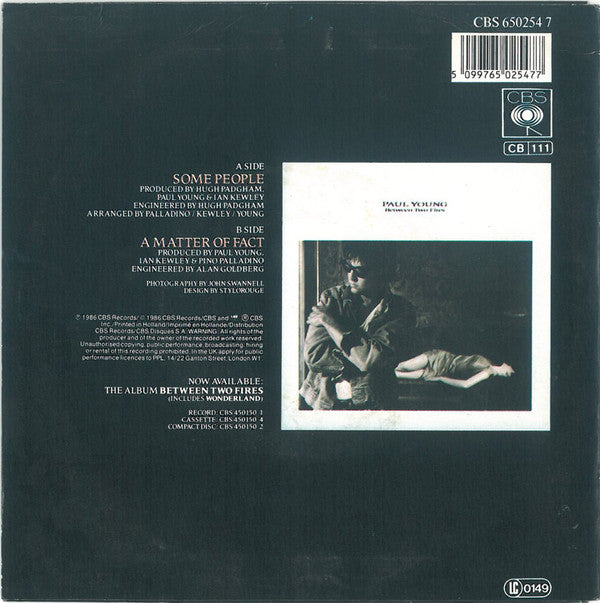 Paul Young : Some People (7", Single)