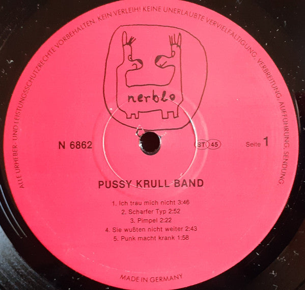 Pussy Krull Band : Pussy Krull Band (LP, Album)