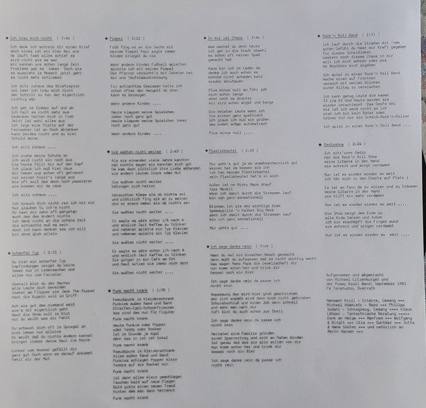 Pussy Krull Band : Pussy Krull Band (LP, Album)