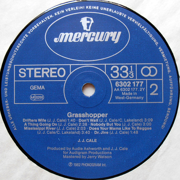J.J. Cale : Grasshopper (LP, Album)