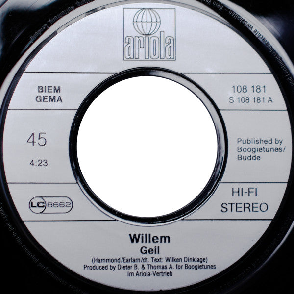 Willem (2) : Geil (7", Single)