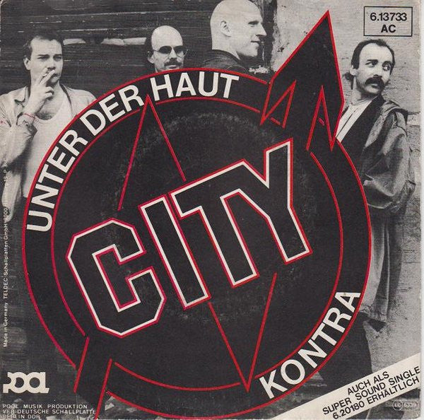 City (3) : Unter Der Haut (7", Single)