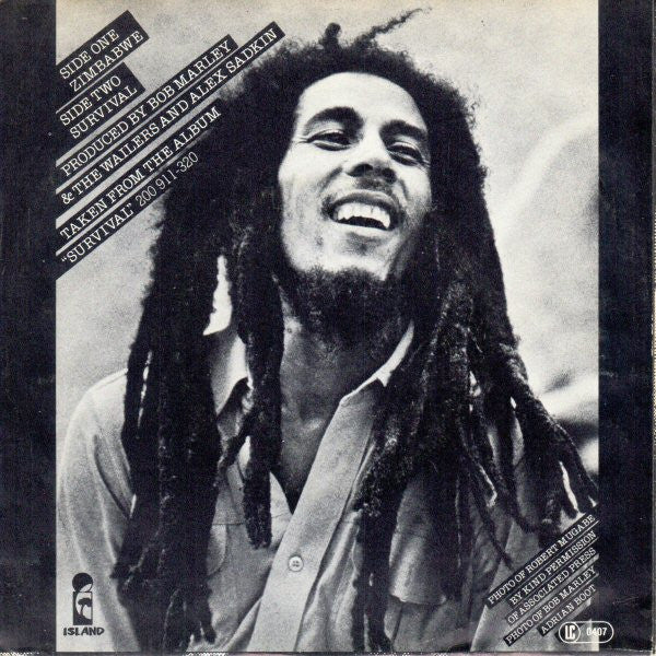 Bob Marley & The Wailers : Zimbabwe (7", Single)