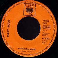 Mary Roos : California Nacht (7", Single)