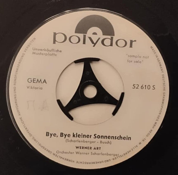 Werner Art : Baby Come Home (7", Single, Mono, Promo)