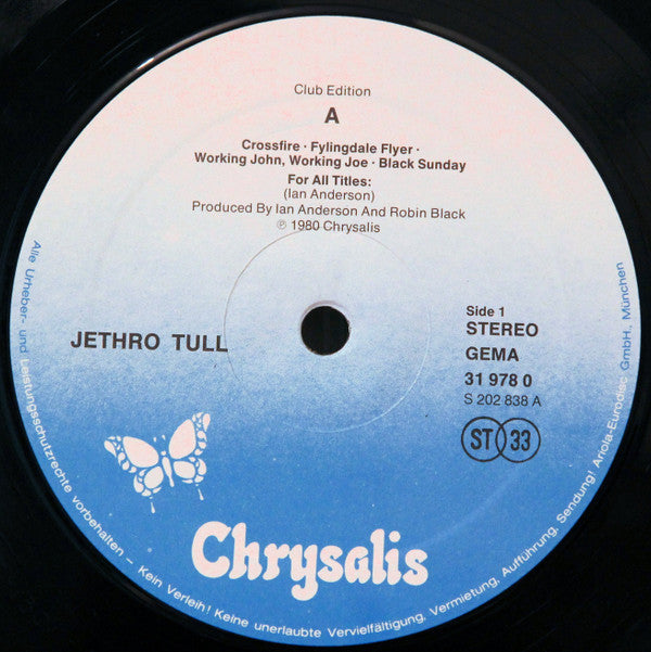 Jethro Tull : A (LP, Album, Club)