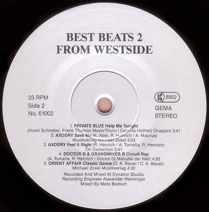 Various : Best Beats 2 (LP, Mixed)