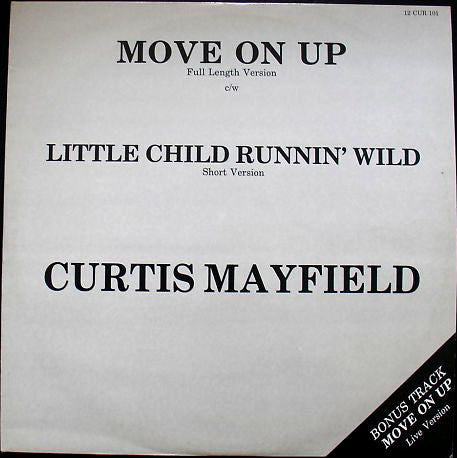 Curtis Mayfield : Move On Up (12")
