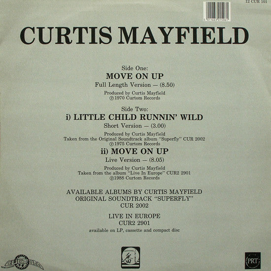 Curtis Mayfield : Move On Up (12")