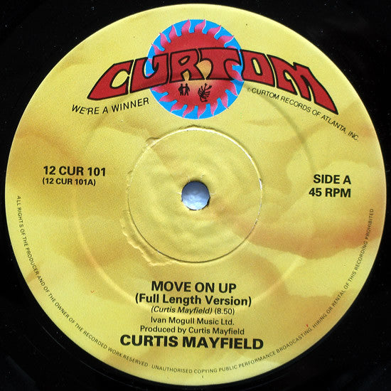 Curtis Mayfield : Move On Up (12")