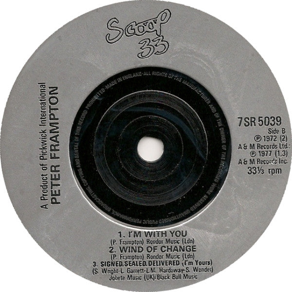 Peter Frampton : Peter Frampton (7", Album, Comp)