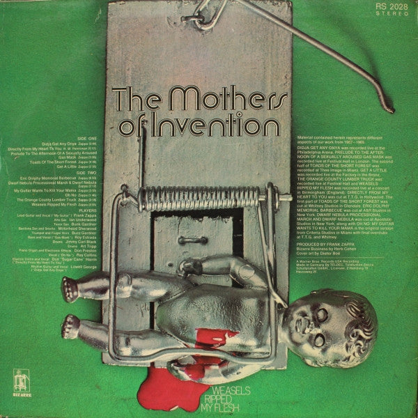 The Mothers Of Invention* : Weasels Ripped My Flesh (LP, Album)