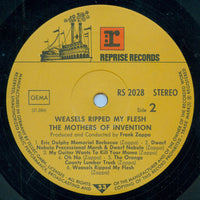 The Mothers Of Invention* : Weasels Ripped My Flesh (LP, Album)