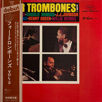 Four Trombones* - John Lewis (2) / Charlie Mingus* / J.J. Johnson / Kai Winding / Benny Green* / Willie Dennis : Four Trombones, Volume 2 (LP, Album, Mono, Ltd, RE)