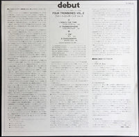 Four Trombones* - John Lewis (2) / Charlie Mingus* / J.J. Johnson / Kai Winding / Benny Green* / Willie Dennis : Four Trombones, Volume 2 (LP, Album, Mono, Ltd, RE)