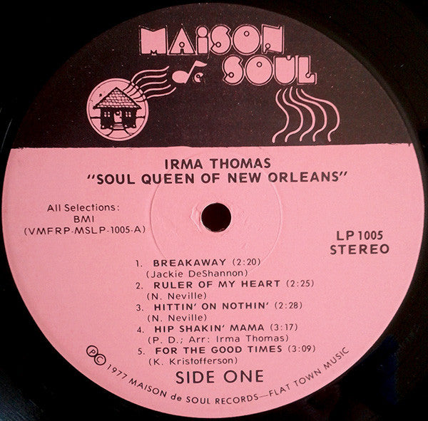 Irma Thomas : Soul Queen Of New Orleans (LP, Album)