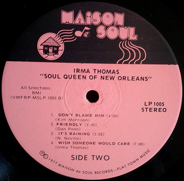 Irma Thomas : Soul Queen Of New Orleans (LP, Album)