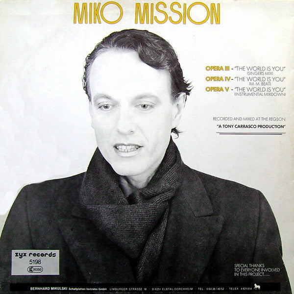 Miko Mission : The World Is You (12")