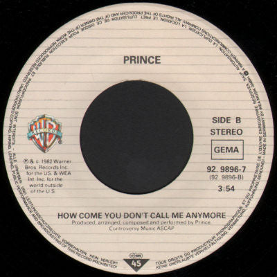 Prince : 1999 (7", Single)