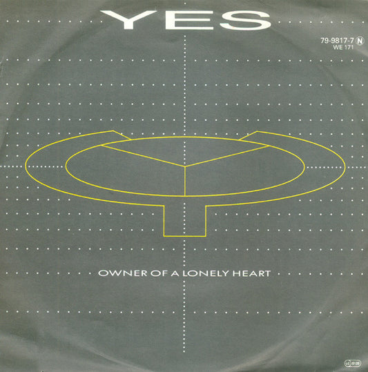 Yes : Owner Of A Lonely Heart (7", Single)