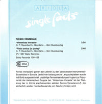 Rondò Veneziano : Misteriosa Venezia / Fiaba Antica (1a Parte) (7", Single, Promo)