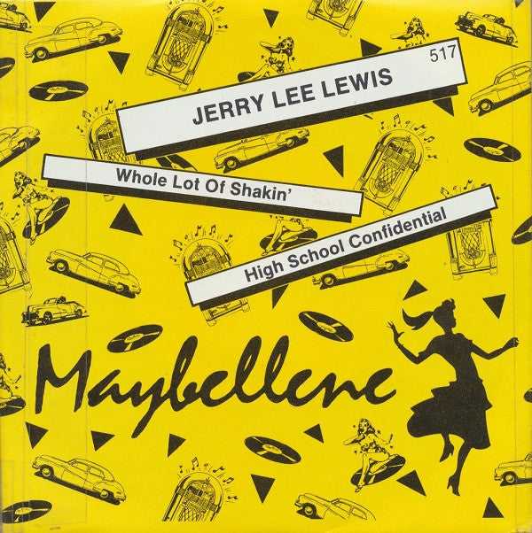 Jerry Lee Lewis : Whole Lot Of Shakin' / High School Confidential (7", Single, RE)