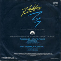 Irene Cara : Flashdance... What A Feeling (7", Single)