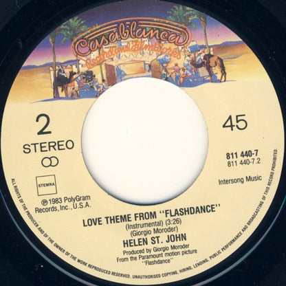 Irene Cara : Flashdance... What A Feeling (7", Single)