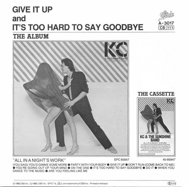 KC & The Sunshine Band : Give It Up (7", Single)
