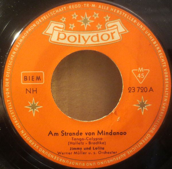 Jimmy Und Lolita : Am Strande Von Mindanao (7", Single, Mono)