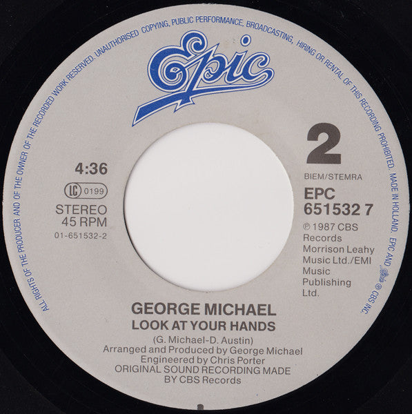 George Michael : One More Try (7", Single)