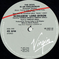 Screamin' Lord Byron / Thomas Dolby : The Devil Is An Englishman (12")