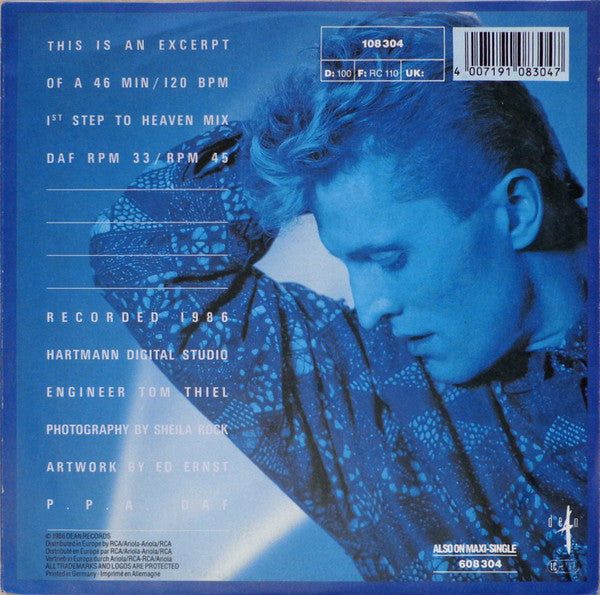 DAF* : Voulez Vous Coucher Avec Moi Ce Soir (7", Single)