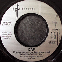 DAF* : Voulez Vous Coucher Avec Moi Ce Soir (7", Single)
