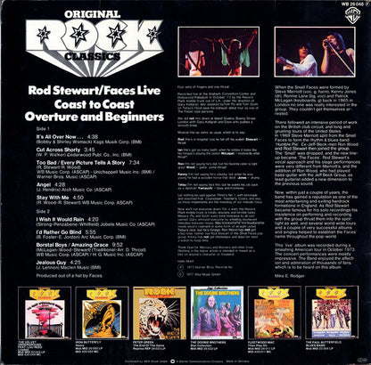 Rod Stewart / Faces (3) : Coast To Coast Overture And Beginners (LP, Album, RE)