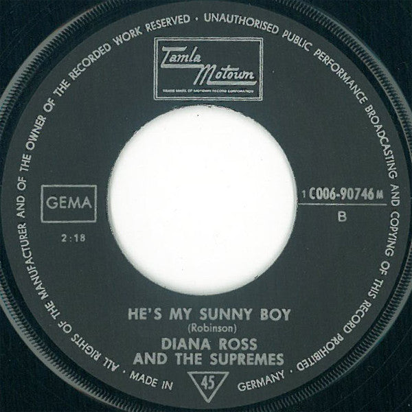 Diana Ross And The Supremes* : Someday We'll Be Together / He's My Sunnyboy (7", Single, Mono)