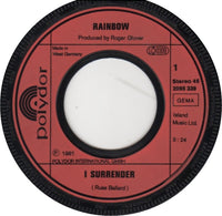 Rainbow : I Surrender (7", Single, Lar)