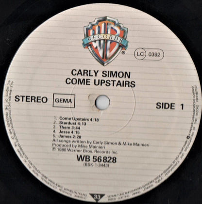 Carly Simon : Come Upstairs (LP, Album)