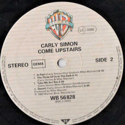Carly Simon : Come Upstairs (LP, Album)