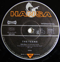 The Teens : 1-2-3-4 Red Light / Baby Blue (12", Maxi)