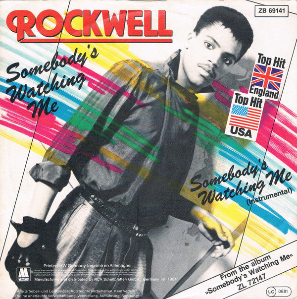 Rockwell : Somebody's Watching Me (7", Single)
