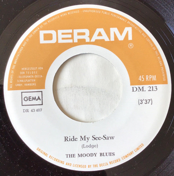 The Moody Blues : Ride My See-Saw (7", Single)