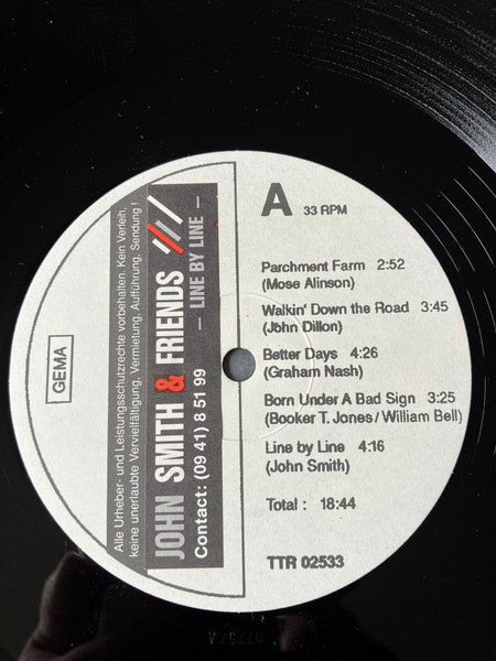 John Smith & Friends : Line By Line (LP, Album)