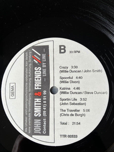 John Smith & Friends : Line By Line (LP, Album)